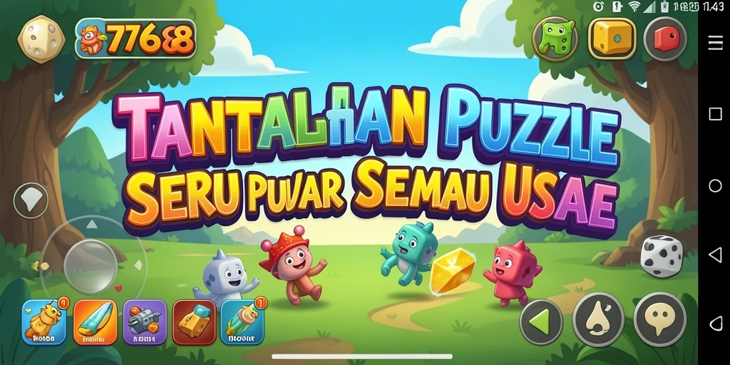Tampilan gameplay seru dari 8768 yang menantang pemikiran.