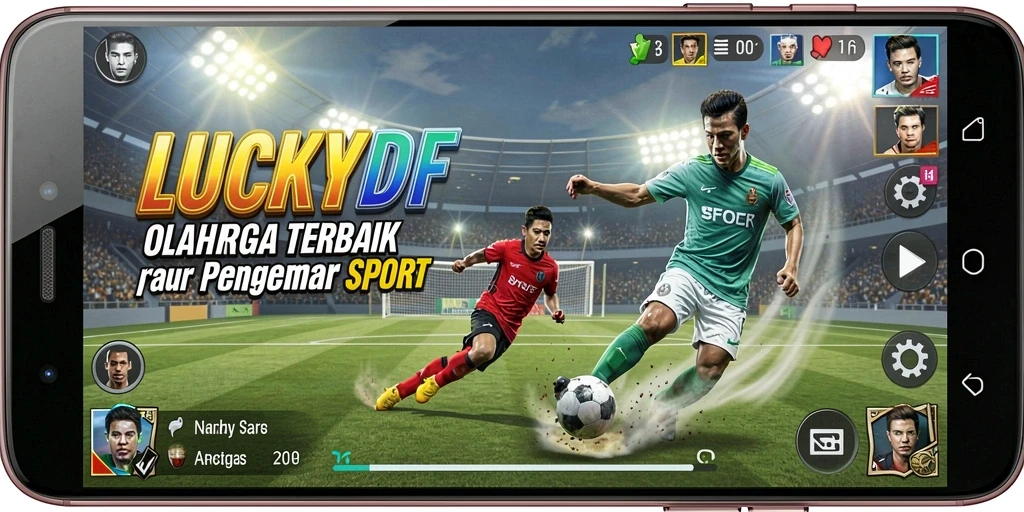 Screenshot LUCKYDF menunjukkan gameplay yang menarik dan seru.