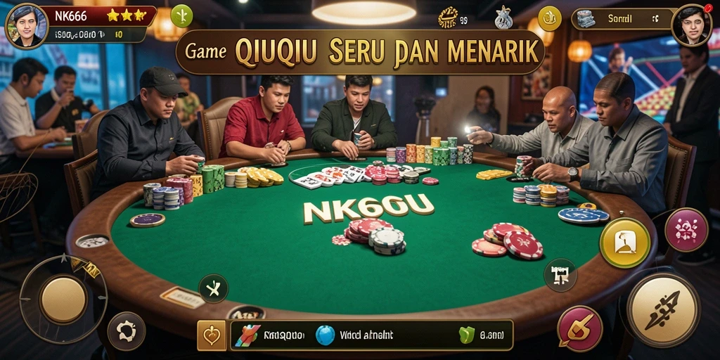 Tampilan gameplay seru QiuQiu di NK666.