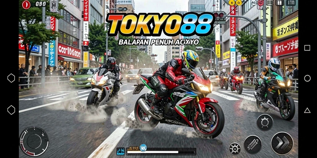 Gameplay menegangkan dan menarik di TOKYO88 dengan balapan motor.